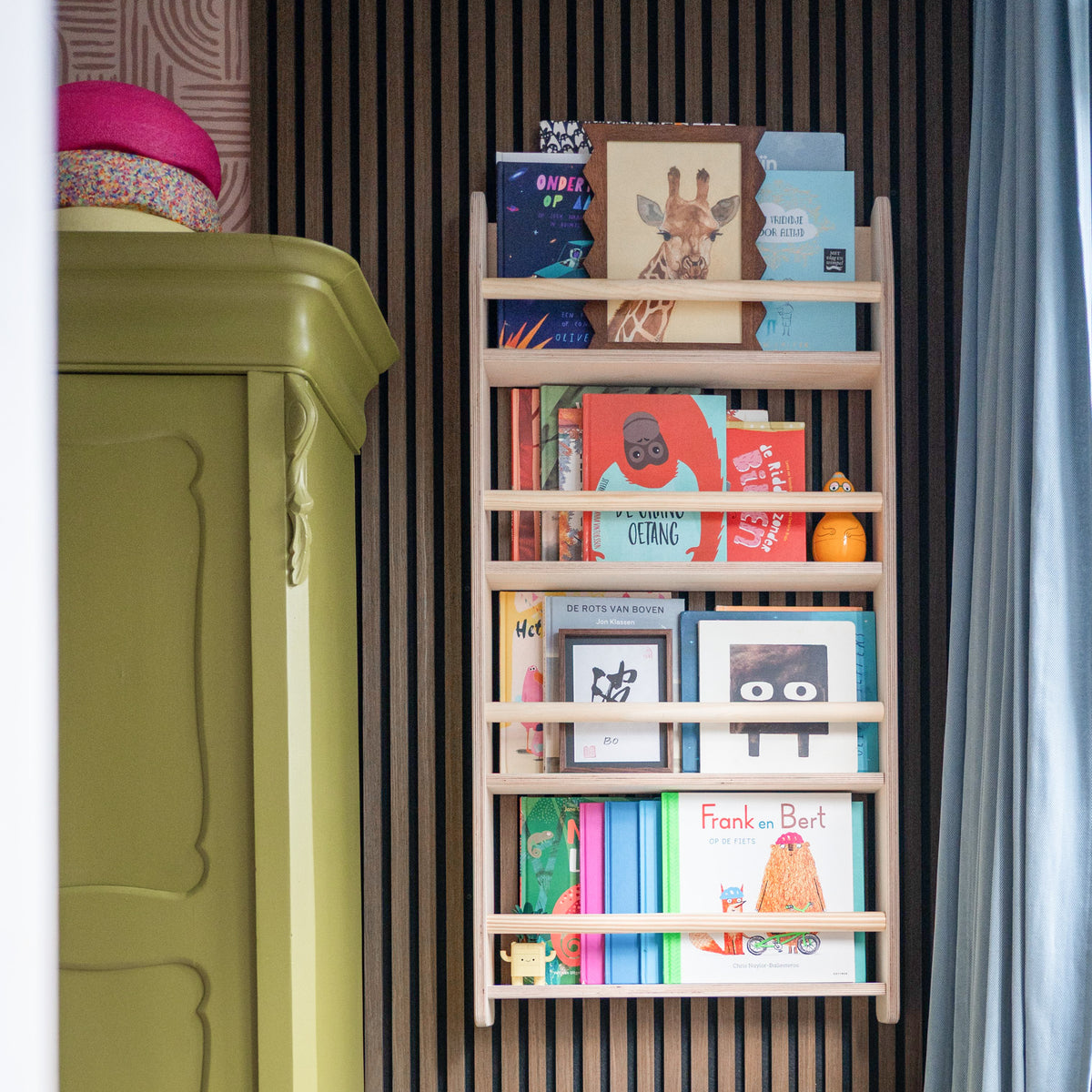 Shelfie montessori boekenrek kinderkamer | 4 planken - blank - toddie.nl ®