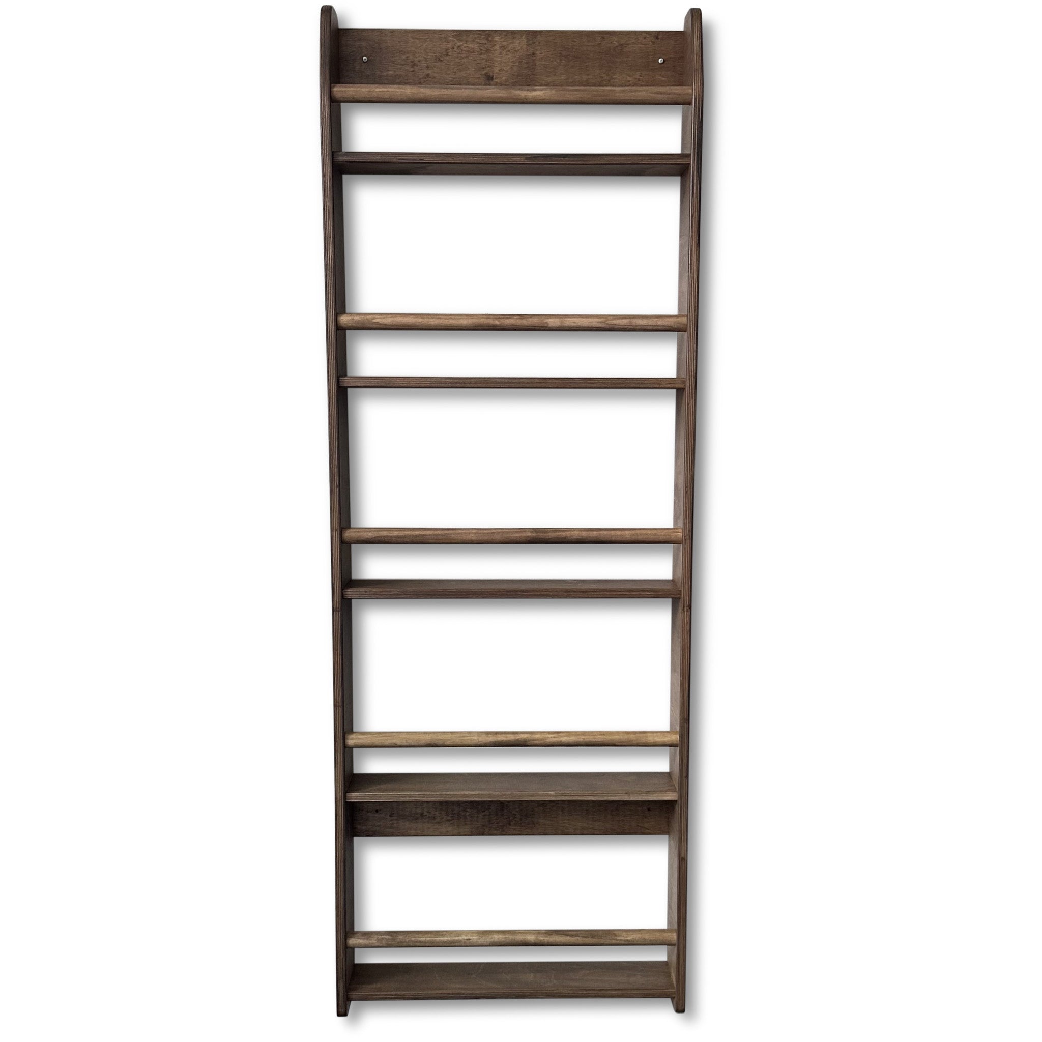 Montessori Bücherregal Kinderzimmer | 5 Regale - Wengé Wandregal toddie.de ®