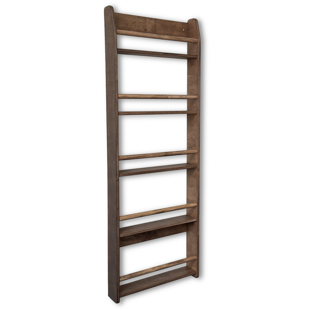 Shelfie montessori boekenrek kinderkamer | 5 planken - Wengé - toddie.nl ®