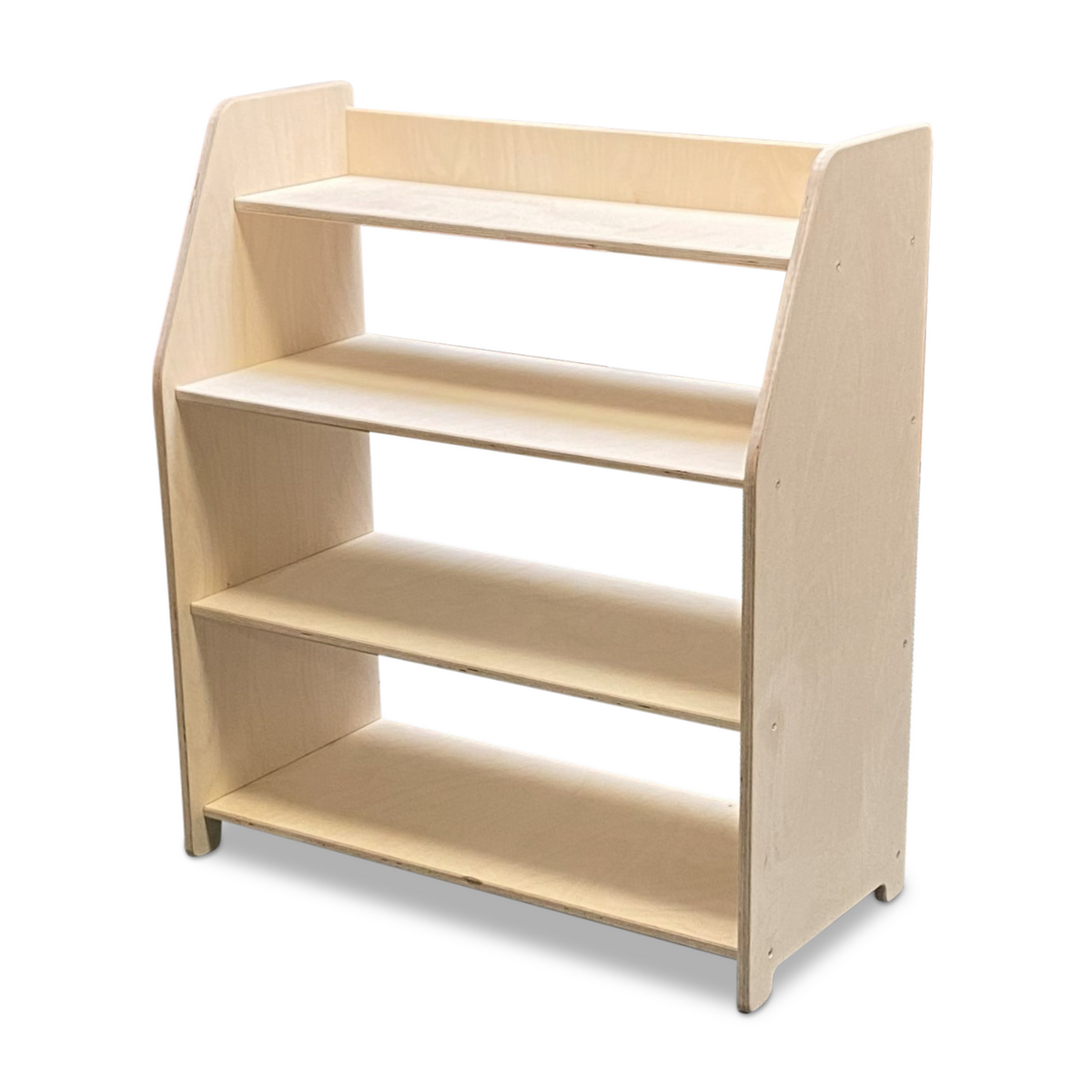 Moodie Montessori speelmeubel, speelgoedkast | Kinderopbergmeubel 4 planken - blank - toddie.nl ®