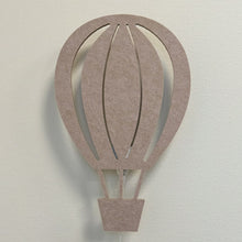 Filz-Wandlampe Heißluftballon sandbeige – Lampe aus