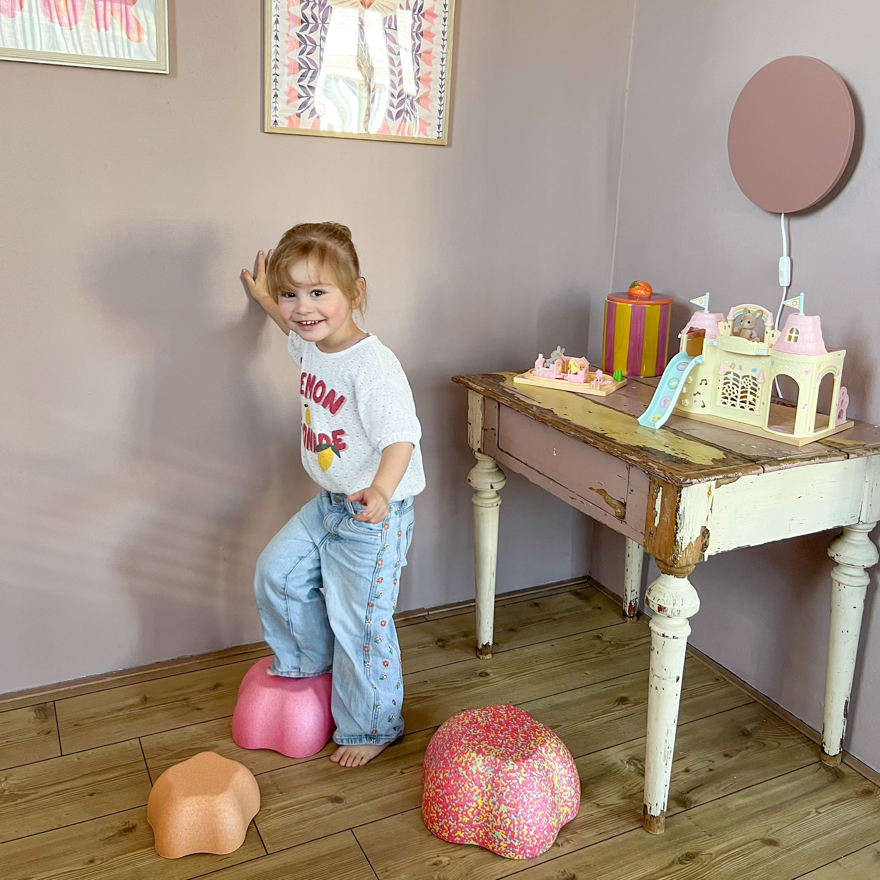 Runde Wandlampe Kinderzimmer | terra rose toddie.de ®