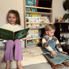 Montessori Bücherregal Kinderzimmer | 4 Regale - natur Wandregal toddie.de   