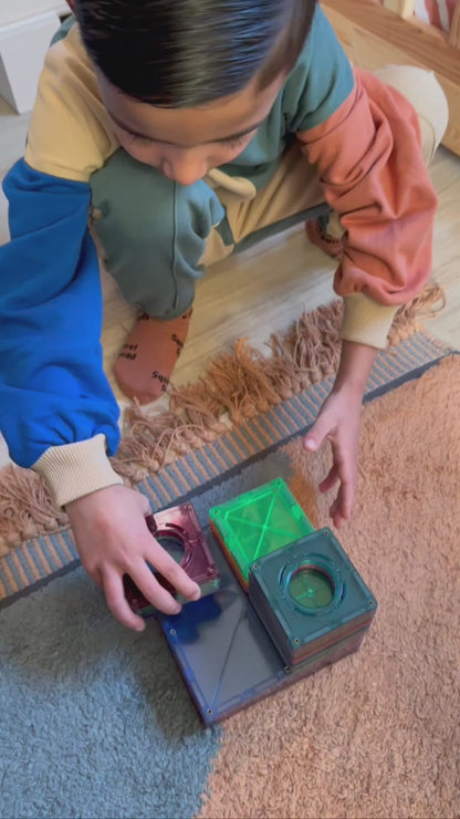 Montessori Aufbewahrungskisten für das Kinderzimmer | Stapelbare Holzkisten als Trittleiter – naturbelassen