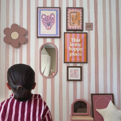 Wandleuchte aus Holz für das Kinderzimmer | Blume – Terra-Rosa