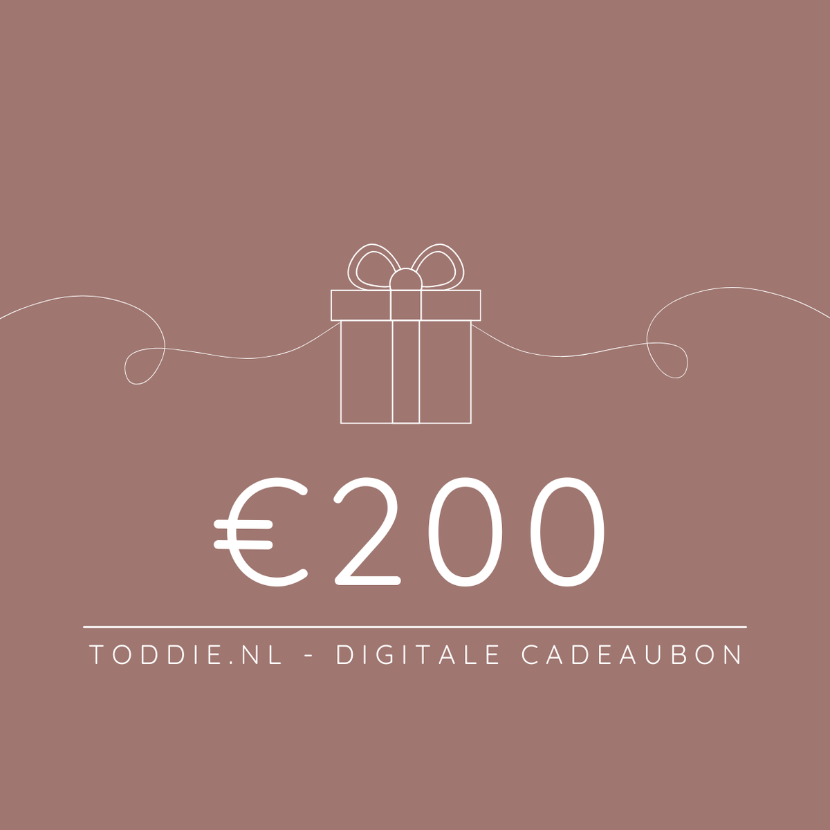 toddie.nl - Digitale Cadeaubon - toddie.nl ®