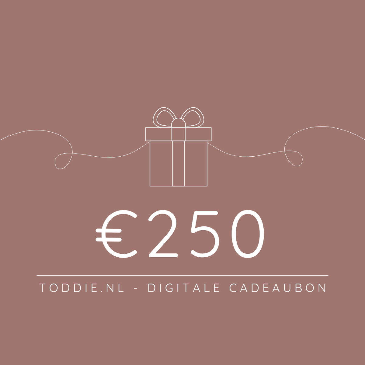 toddie.nl - Digitale Cadeaubon - toddie.nl ®