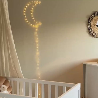 Wandlampe Kinderzimmer aus Holz | Giraffe – naturbelassen