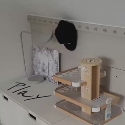 Wandlampe Kinderzimmer aus Holz | Löwe – naturbelassen