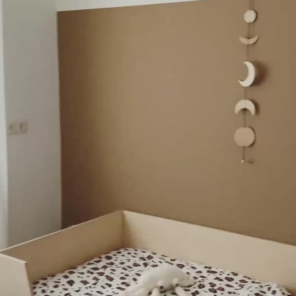 Wandleuchte aus Holz für das Kinderzimmer | Wal – naturfarben