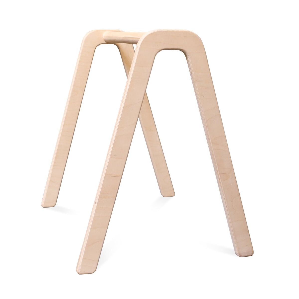 Blank houten babygym, speelboog massief hout - toddie.nl
