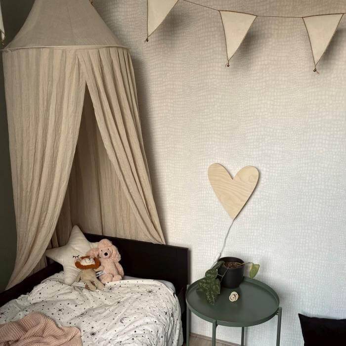 Houten wandlamp kinderkamer | Hart - toddie.nl
