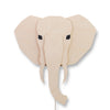 Hölzerne Wandleuchte Kinderzimmer | Elefant 3D - natur Wandleuchte toddie.de Weißes Kabel  