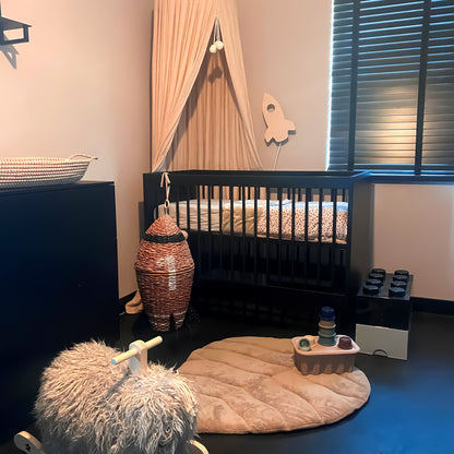 Houten wandlamp kinderkamer | Raket - toddie.nl