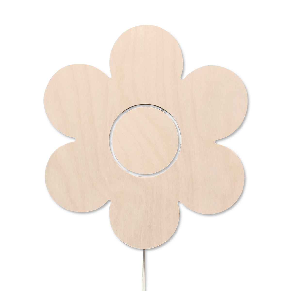 Houten wandlamp kinderkamer | bloem - toddie.nl