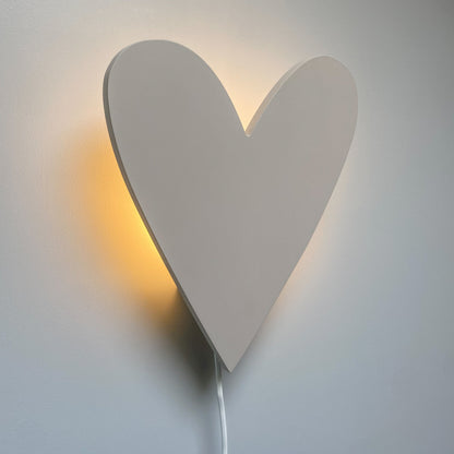 Houten wandlamp kinderkamer | Hart Beige - toddie.nl
